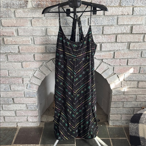 Patagonia Dresses & Skirts - Patagonia Black Dress with Pink, Green, and Yellow Accents